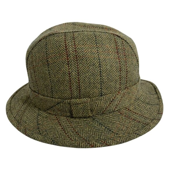 San Diego Hat Company Fedora Wool Blend Tweed Hat Lined Men's Size OS - Picture 4 of 8